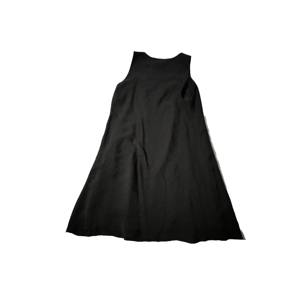 Vince Camuto Black Sleeveless Dress Studded Trim A-Line Womens Size Small - Picture 2 of 3